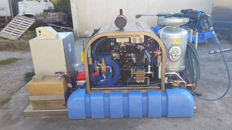 SKID ELEC 150 GOMMAGE : Nettoyeur haute pression eau froide gommage et hydrogommage par la société NARD